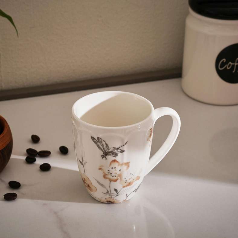 Pan Home Botanical White Mug for Home