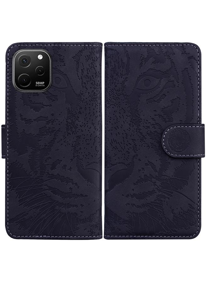 S-TOP Case For Huawei nova Y61 / Enjoy 50z Tiger Embossing Pattern Flip Leather Phone Case - Image 1