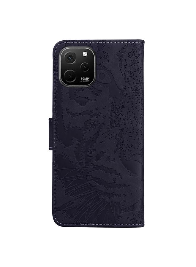 S-TOP Case For Huawei nova Y61 / Enjoy 50z Tiger Embossing Pattern Flip Leather Phone Case - Image 3