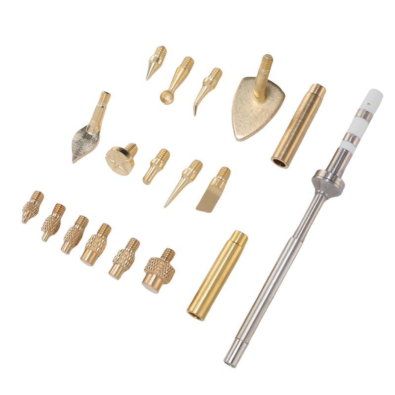 Heat Set Insert Tool Brass Material 3D Printer Soldering Iron Tip Professional Finishing - Image 4
