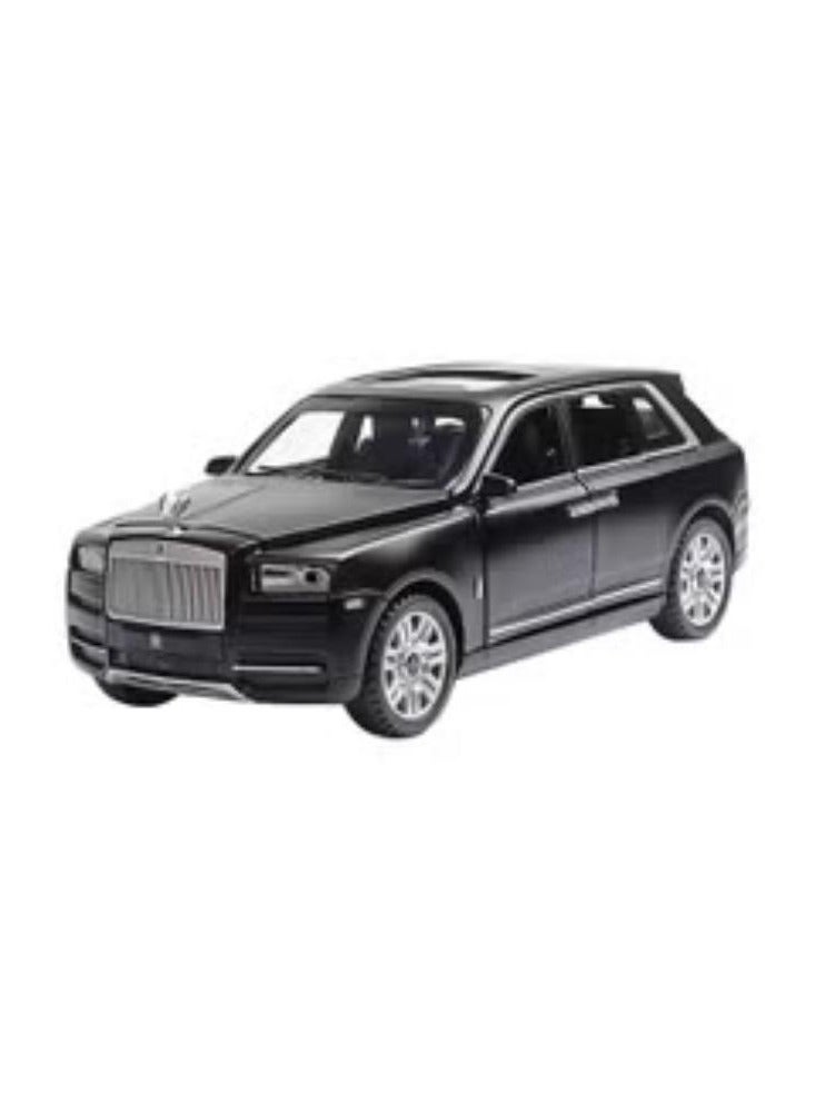 Rolls Royce Cullinan Zinc Alloy Toy Car Durable Sound And Light Effect Black - Image 1