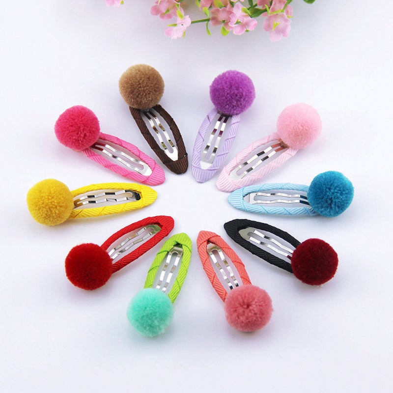 60 Pcs Baby Toddler Hair Clips Flower Printing Barrettes Hair Accessories for Girls (Yellow + + Green + + + Watermelon Red + Rosy + + Coffee) - Image 5