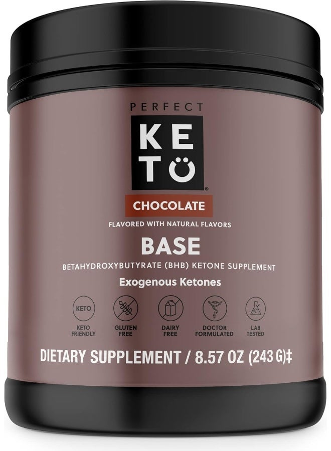 Perfect Keto Chocolate Exogenous Ketones- Base Bhb Salts Supplement - Image 1