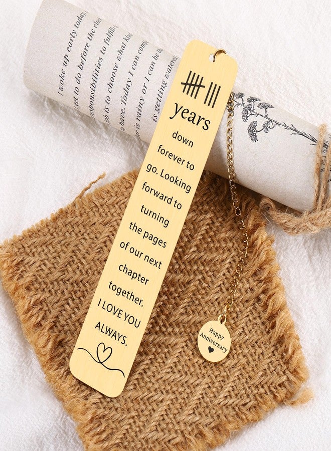 Delujouberst Bronze for 8th Wedding Anniversary - Bookmarks, GIFS for Her & Him Valentine Bookmarks for Couple Husband Wife Parents - Image 4