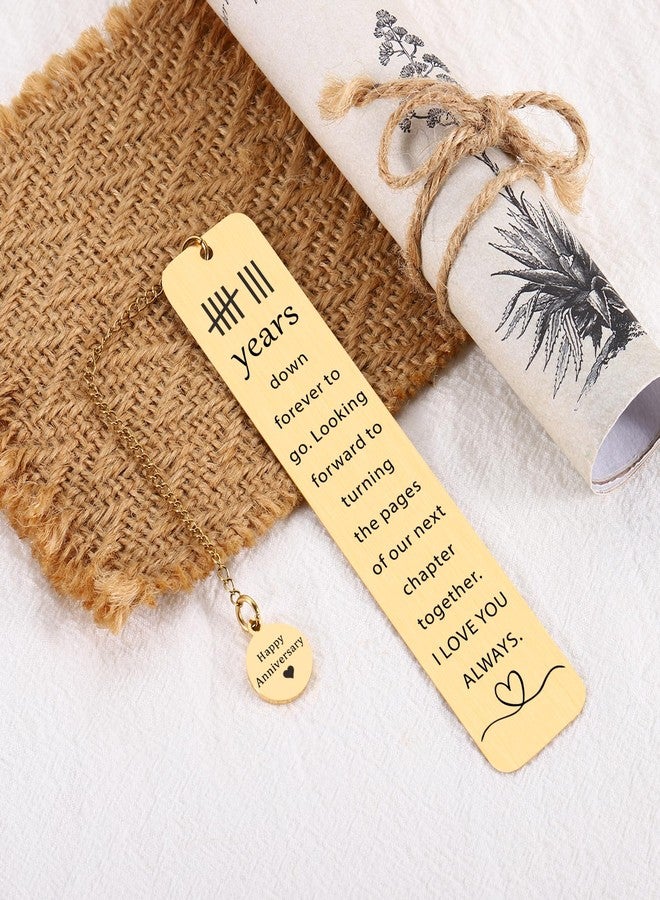 Delujouberst Bronze for 8th Wedding Anniversary - Bookmarks, GIFS for Her & Him Valentine Bookmarks for Couple Husband Wife Parents - Image 3