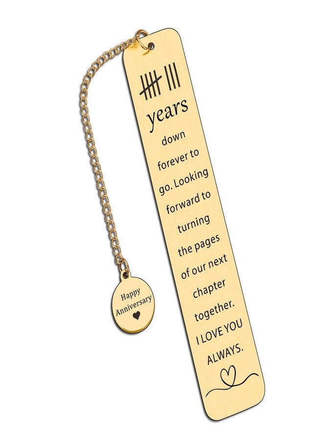 Delujouberst Bronze for 8th Wedding Anniversary - Bookmarks, GIFS for Her & Him Valentine Bookmarks for Couple Husband Wife Parents - Image 1