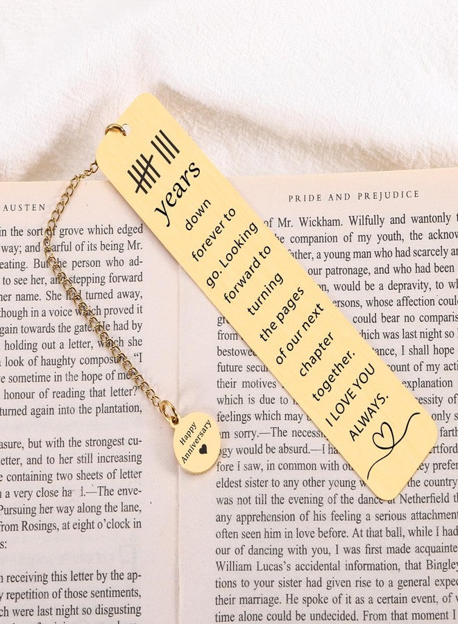 Delujouberst Bronze for 8th Wedding Anniversary - Bookmarks, GIFS for Her & Him Valentine Bookmarks for Couple Husband Wife Parents - Image 5