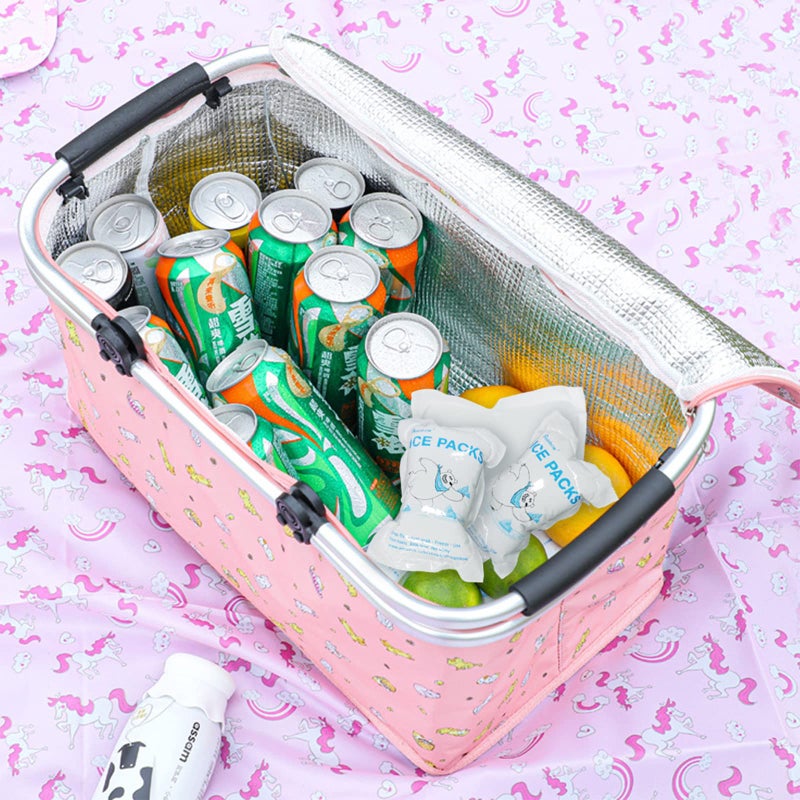 RAINBOW Dry Ice Packs for Shipping Food, 50 Pack Small Cold Packs for Cooler Box Bags, Leakproof Long Lasting Cold Ice Pack for Transport Frozen Food, Auto Water Absorption - Image 3