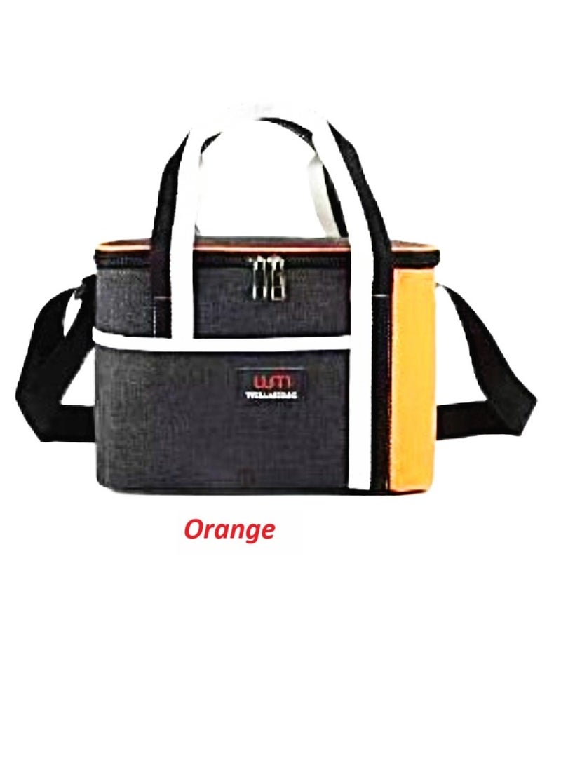 Wellme Hot & Cool Insulated Lunch Bag Expandable Lunch Bag suitable for Work Office School Travel - Lunch Bag for Men and Women - Lunch Box Leak proof with Adjustable Shoulder Strap WM5795-2 - Image 1