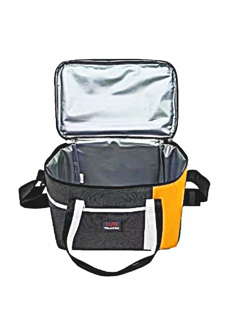 Wellme Hot & Cool Insulated Lunch Bag Expandable Lunch Bag suitable for Work Office School Travel - Lunch Bag for Men and Women - Lunch Box Leak proof with Adjustable Shoulder Strap WM5795-2 - Image 2