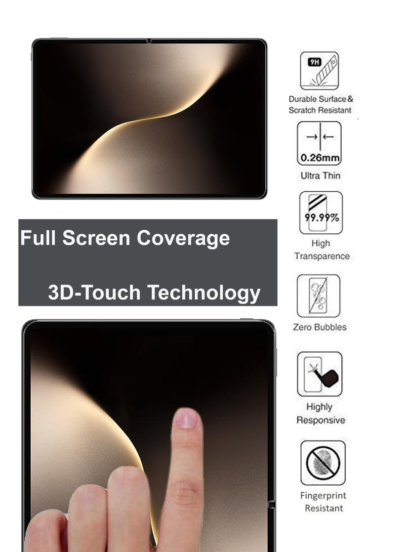 For Honor MagicPad 3 -13.3" - Tempered Glass Screen Protector - Premium HD Delicate Touch , Higher Transparency , Easy to Install ,Anti-scratch and Bubble-free Screen Protector - Clear - Image 4