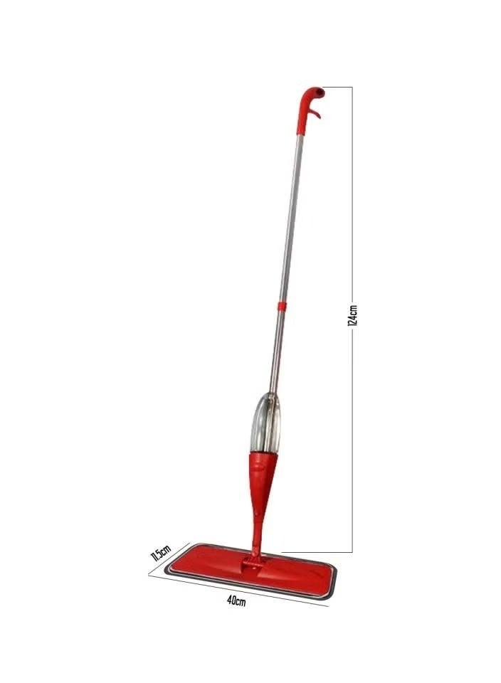 ممسحة بخاخ لتنظيف الأرضيات مع وسادة قابلة للغسل وبخاخ قابل لإعادة التعبئة، ممسحة رطبة وجافة، أدوات تنظيف الأرضيات الخشبية الصلبة، ممسحة مسطحة لتنظيف الأرضيات وكنسها - Image 2