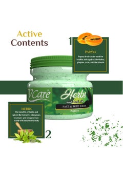 VCare Vcare Face and Scrub 500ml |Papaya & Basil | Deep Cleansing & Invigorating  - Image 4