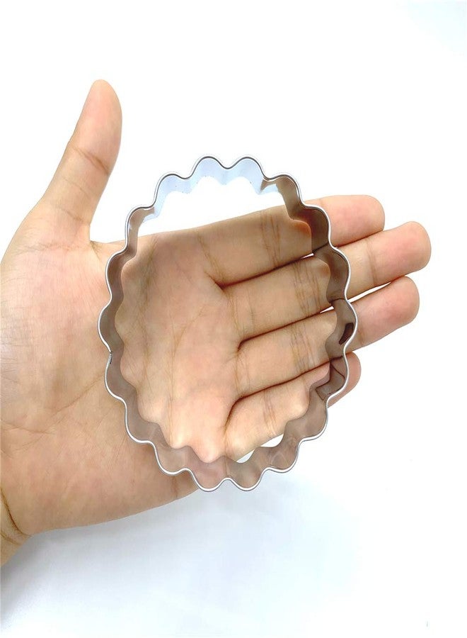 LILIAO قطاعة بسكويت وكوكيز دائرية مضلعة من ليلياو - 3.3 بوصة - فولاذ مقاوم للصدأ - Image 2