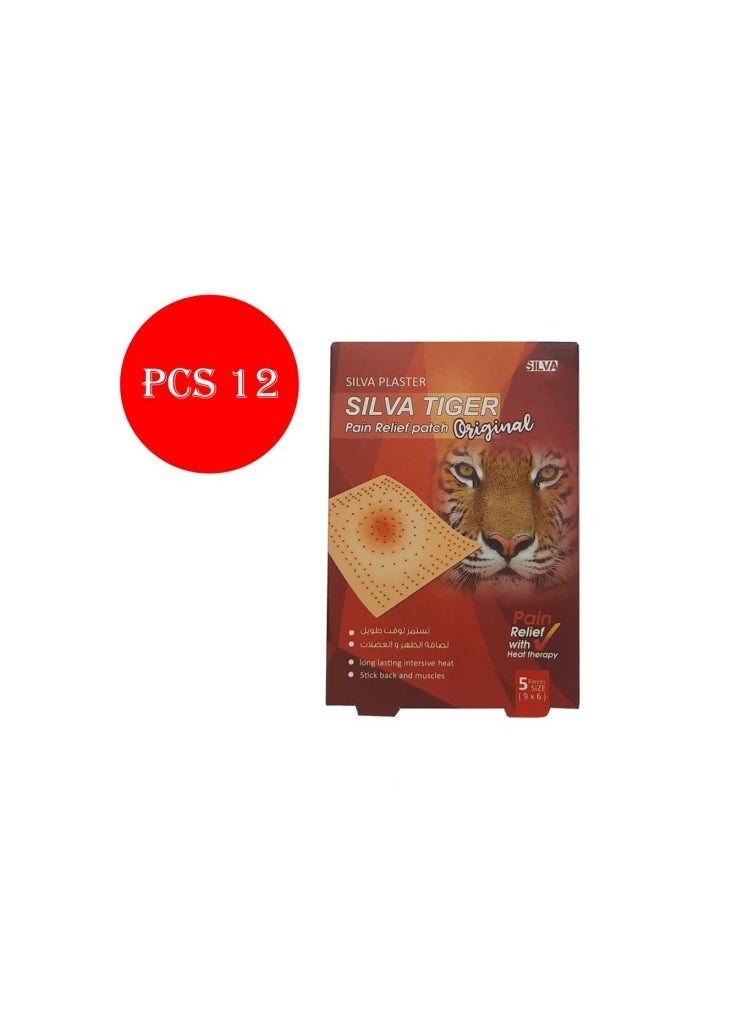 Silva Plaster Silva Tiger Original Pain Relief Patch - 5 Pieces