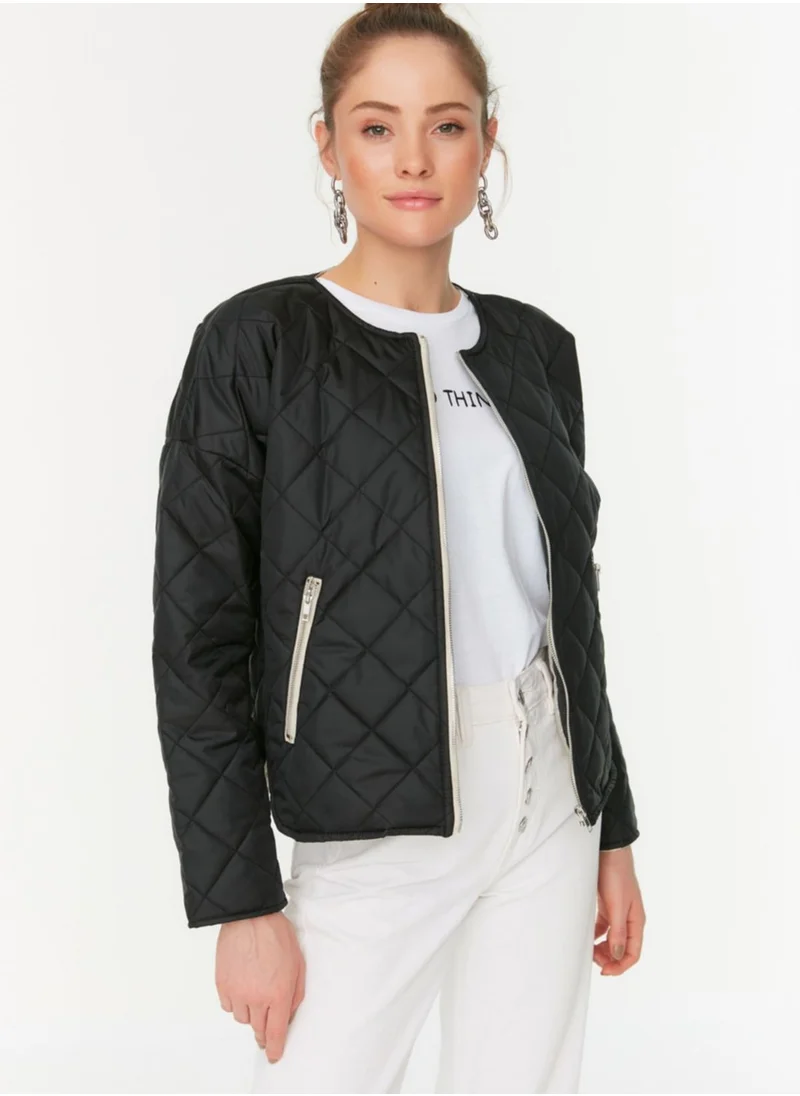 trendyol Zipped Pocket Detail Jacket