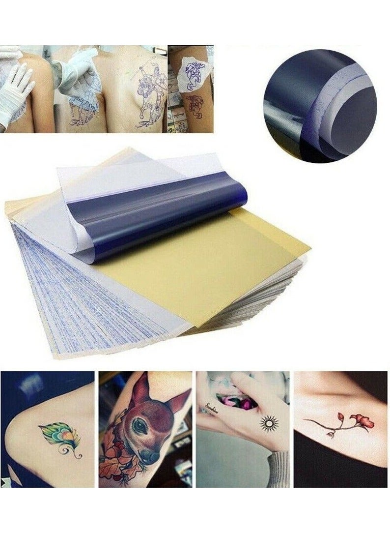 100 Sheets A4 Size Thermal Transfer Paper For Tattooing To Skin Transfer - Image 2