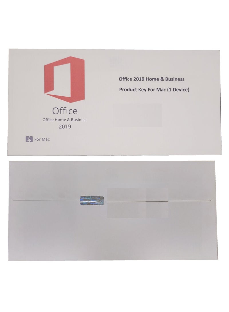 Office 2019 Home and Business Lifetime Subscription for Mac