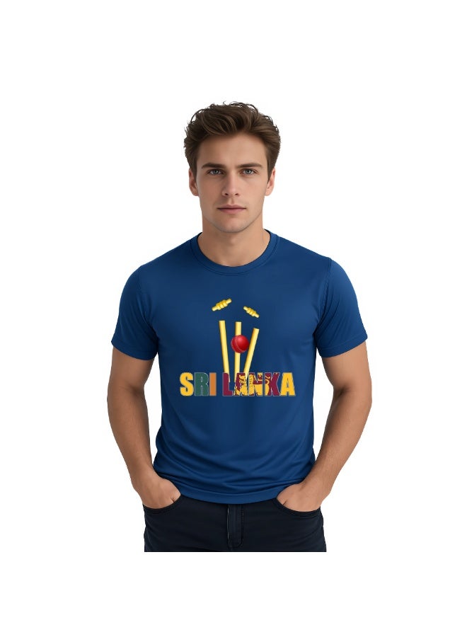 Sri Lanka Cricket Dry Fit T-Shirt For Men | Lightweight Half Sleeve Round Neck Jersey | Ideal For Sports, Training & Casual Wear - Image 1