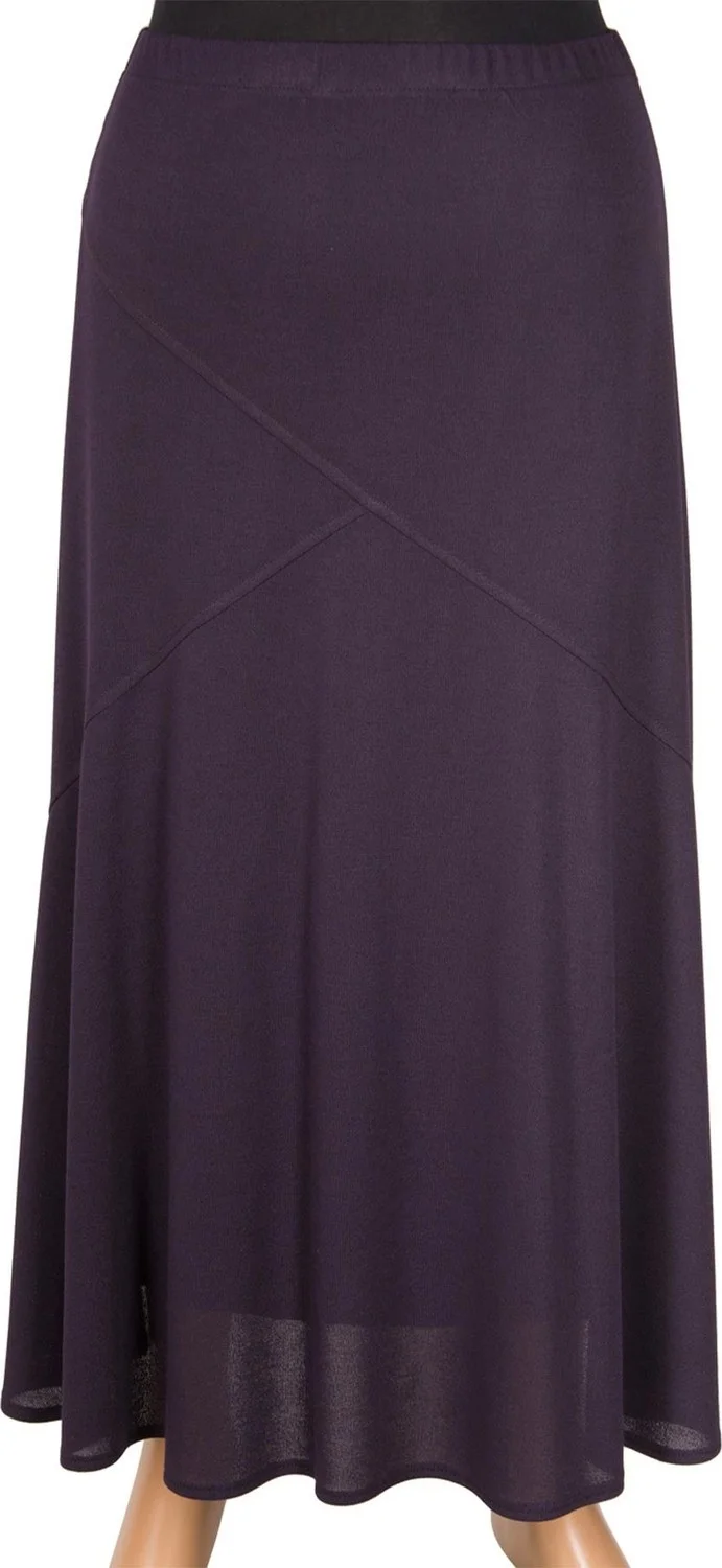Hesna , Firdevs Cross Model Plum Turquoise Skirt