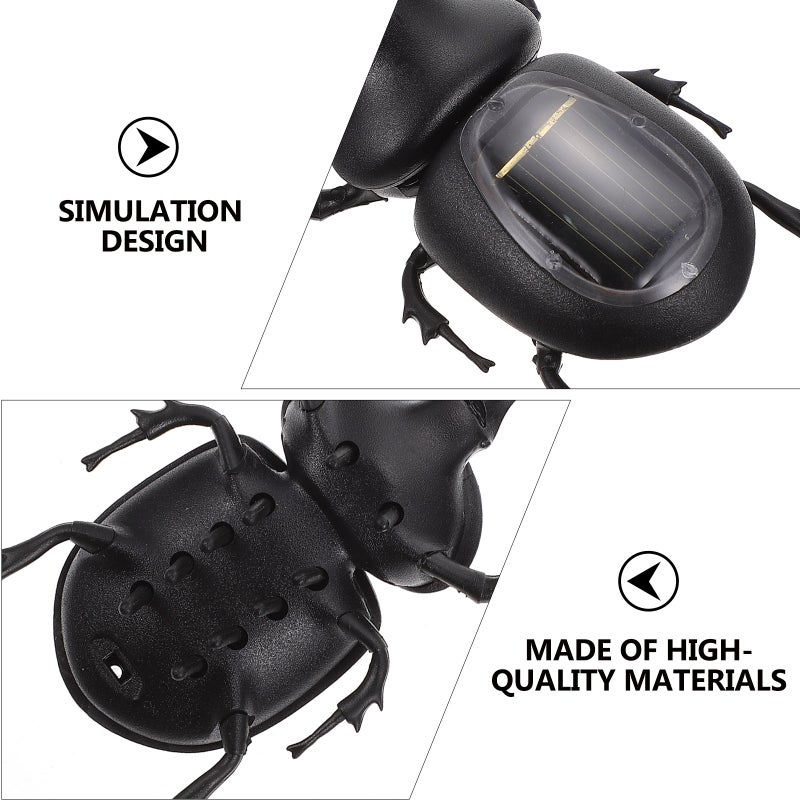 1pc Beetle-shaped Toy Solar-powered Plaything Kids - Image 3