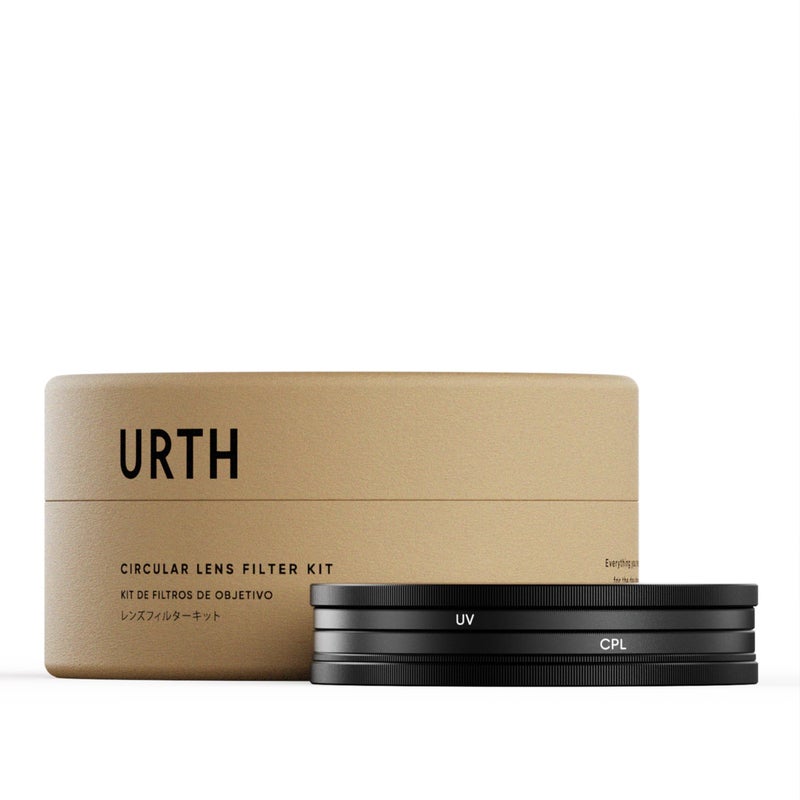 Urth 43mm 2-in-1 Lens Filter Kit - UV, Circular Polarizing (CPL), Multi-Coated Optical Glass, Ultra-Slim Camera Lens Filters - Image 1