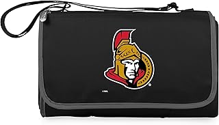 PICNIC TIME PICNIC TIME NHL Ottawa Senators Outdoor Picnic Blanket Tote, Black  - Image 1