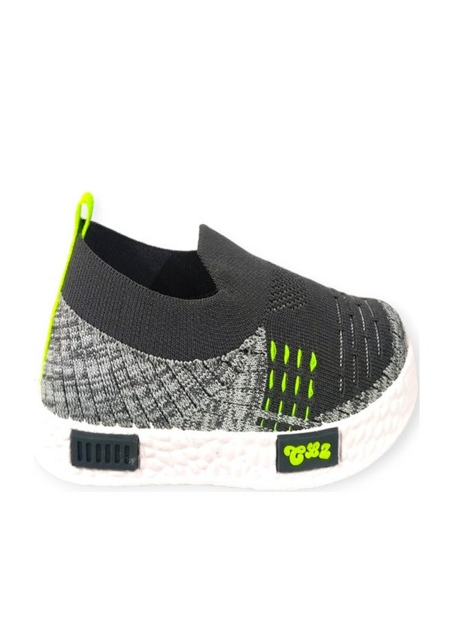 Coolz Kids Chu-Chu Sound Musical Shoes Fun-1 for Baby Boys and Baby Girls 1-2.5 yrs (Grey, 12 Months) - Image 1