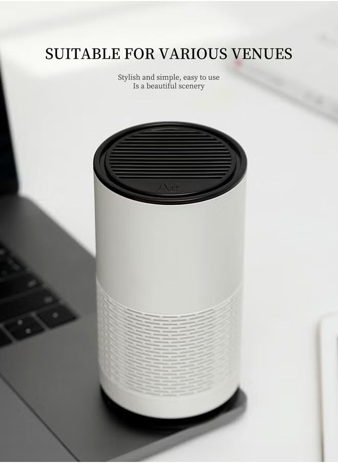 XiuWoo Air Purifier for Home Desktop Air Cleaner for Bedroom Office Car, Filters Pet Dander, Odor, Dus  - Image 1