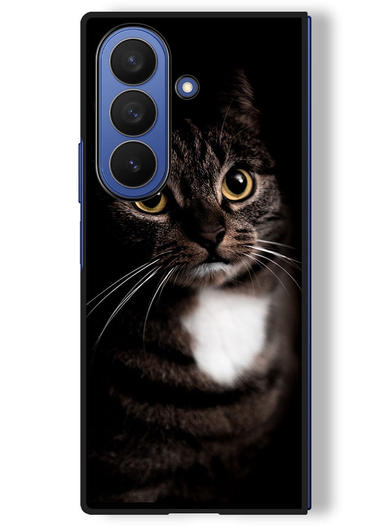 Theodor Case Compatible with Samsung Galaxy Z Fold 7 - 8 Inch Protection Shockproof Bumper Cover cat_pet - Image 1