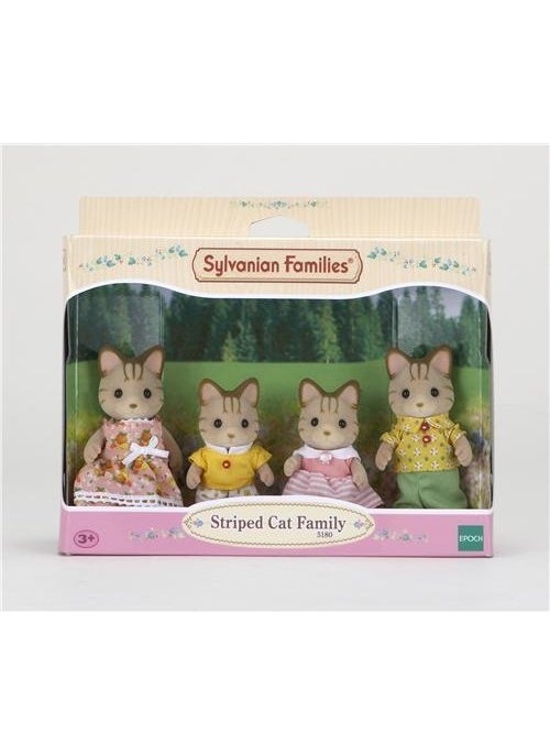 Sylvanian Families Striped Cat Family 5180  - Image 2