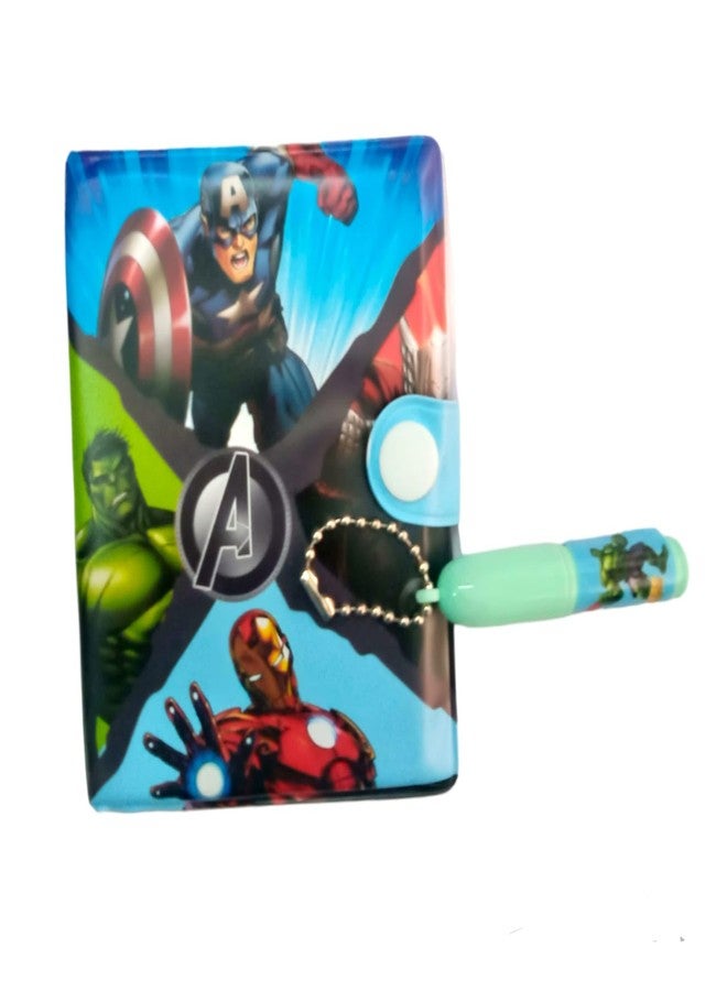 Caught Trendy Inspirational Super Hero Theme Mini Motivational Journal Notebook Diary Positive Mini Notebooks Diary For Kids Small Princess Pocket Diary With Pen &Best Birthday Return Gift For Kids. - Image 2