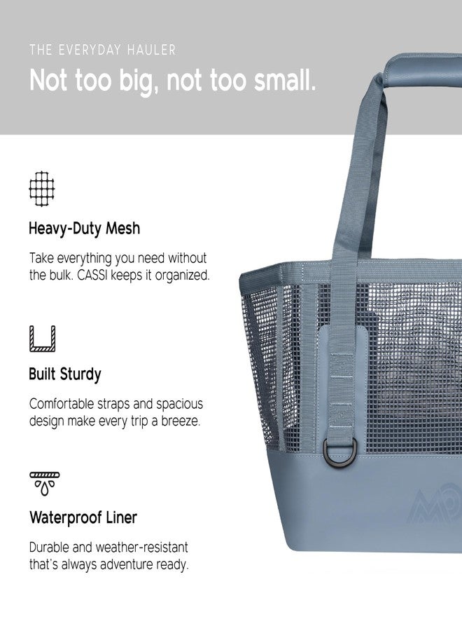 MISSION Boat Gear CASSI Boat Bag, Waterproof Bottom Mesh Beach Bag, Heavy-Duty Outdoor Tote for Boat, Beach, Grocery, Travel & Pool, Premium Marine Gear Carryall - Image 3