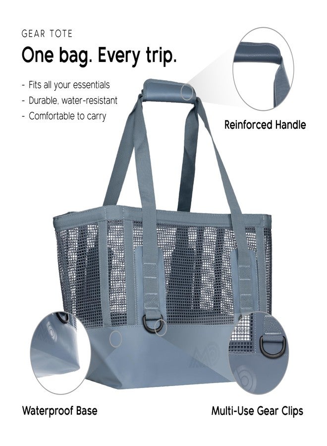 MISSION Boat Gear CASSI Boat Bag, Waterproof Bottom Mesh Beach Bag, Heavy-Duty Outdoor Tote for Boat, Beach, Grocery, Travel & Pool, Premium Marine Gear Carryall - Image 2