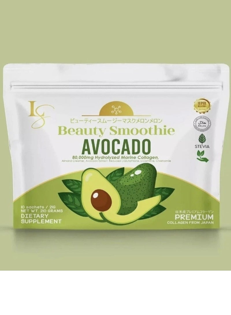 Luxe Slim Beauty Smoothie AVOCADO 210G - Image 1