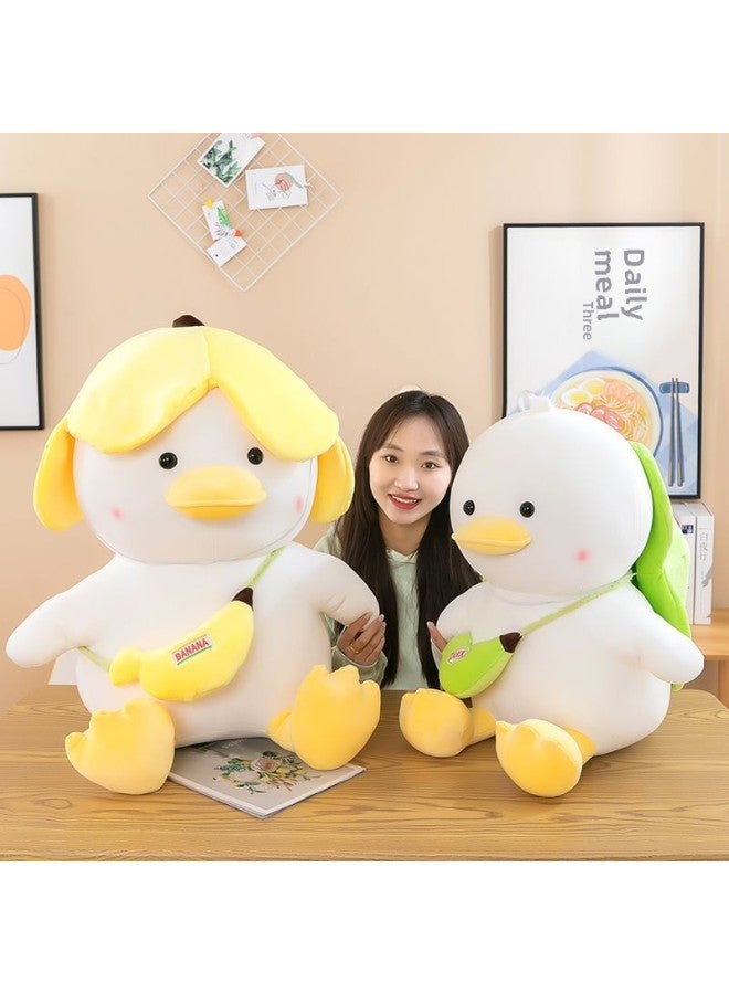 Banana Duck Doll Cute Small Vegetables Chicken Plush Toy Doll Girl's Room Decorations Pillow Super Soft Birthday Gift-Specifications:40cm-Color:Yellow Banana Duck Yy - Image 3
