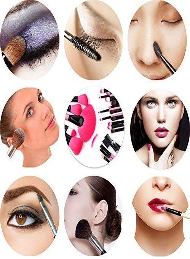 HOMESHOPPER Beauty 24 Makeup Brushes, Make Up Brushes Set Foundation Eye Shadow Kabuki Concealer Cosmetic Brushes Kits Makeup Tools with Pocket Pouch(MAKE UP BRUSH 24 PICS WITH POUCH) - Image 5