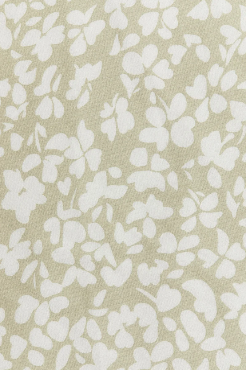 H&M Patterned cotton fitted sheet