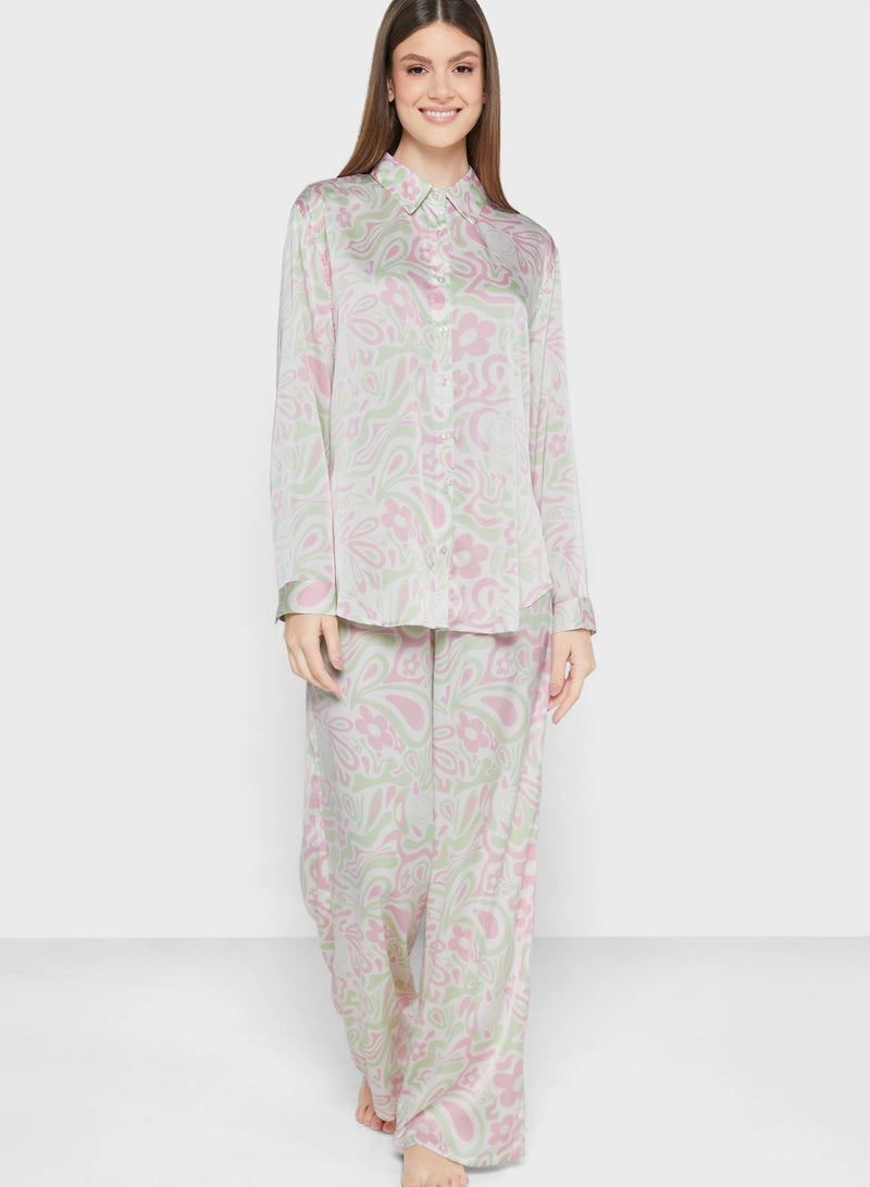 كوتون اون بودي بنطال بيجاما مطبع - Image 4