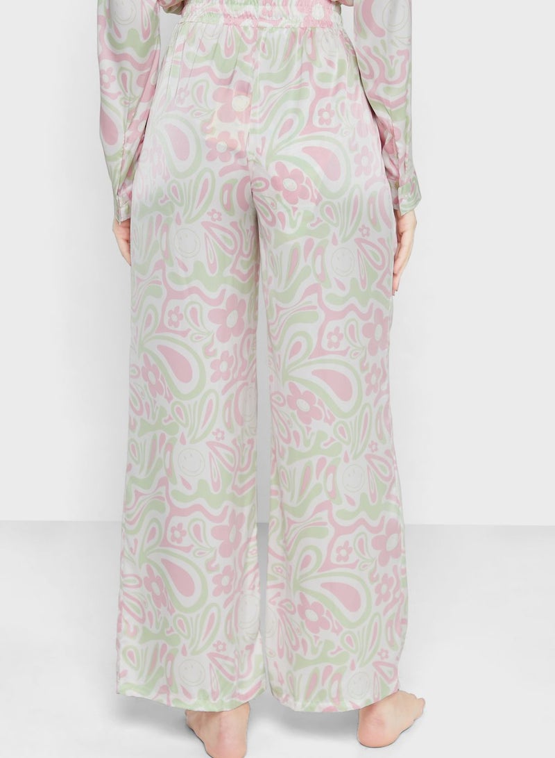 كوتون اون بودي بنطال بيجاما مطبع - Image 2