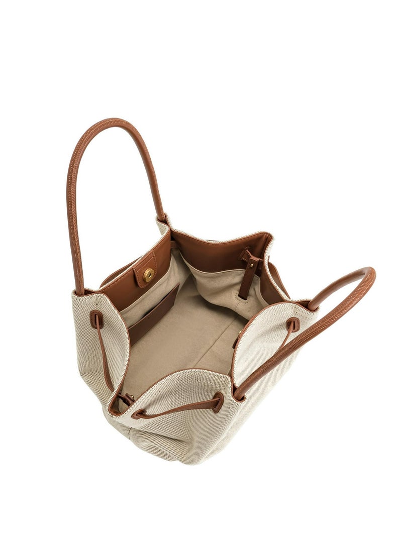 جي دبليو بي حنا Medium Tote Bag - أبيض - Image 5