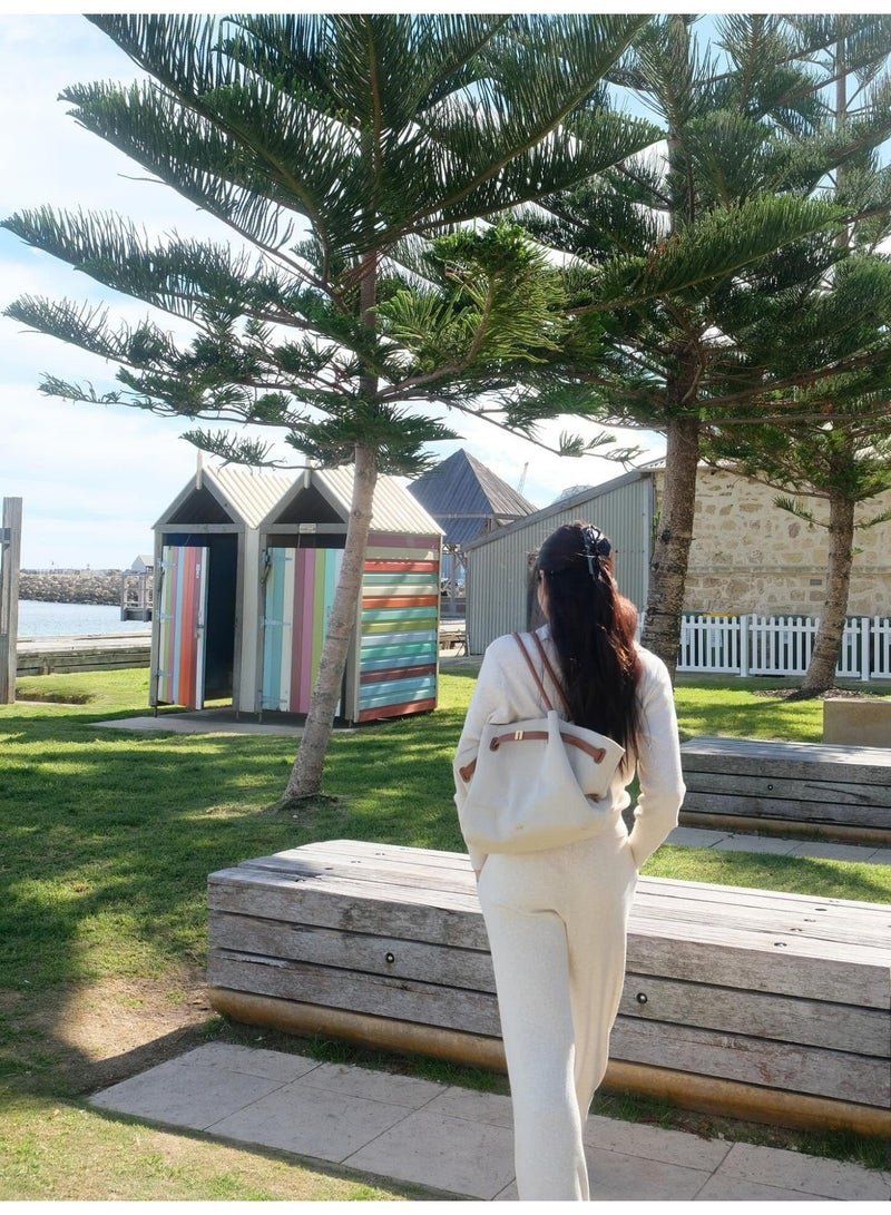 جي دبليو بي حنا Medium Tote Bag - أبيض - Image 2