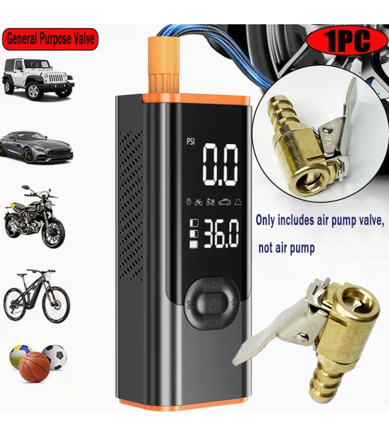 3 Pcs Inflatable Tire Valve Quick Connect Nozzle For Car Truck Motorcycle Tire Repair And Inflation Tool - Image 1