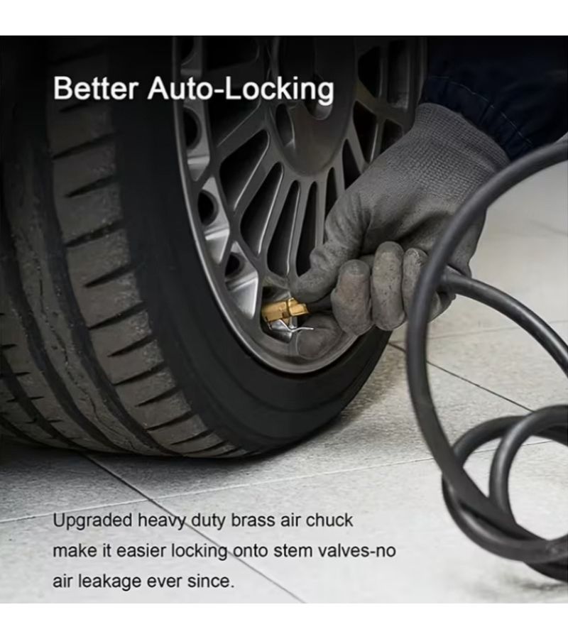 3 Pcs Inflatable Tire Valve Quick Connect Nozzle For Car Truck Motorcycle Tire Repair And Inflation Tool - Image 2