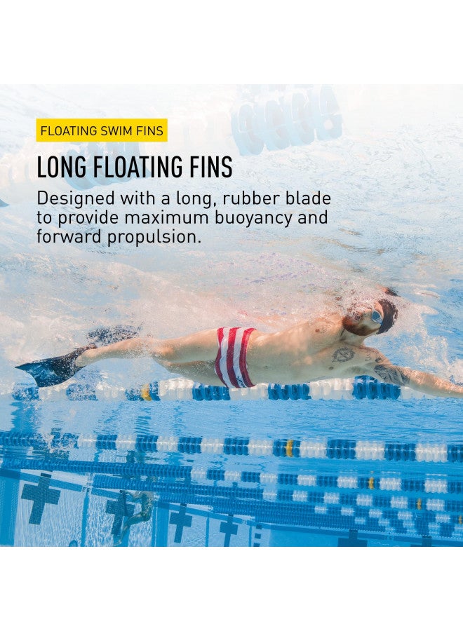 FINIS Long Floating Fin 7-9 Red/Gray - Image 4