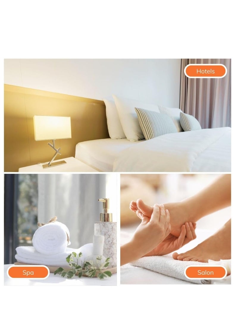 مناشف صحية غيرمنسوجة فائقة النعومة, مناشف حمام للاستخدام مرة واحدة، معبأة بشكل فردي, مناشف للوجه والشعر الجسم ,للاستخدامات المنزلية وعناية المرضى, الحج والعمرة, السفر والرحلات, الفنادق والنوادي الصح - Image 3