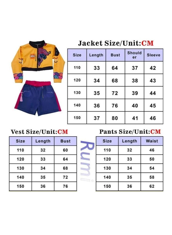 general KPop Demon Hunters character Party performance costume Rumi role-playing suit Gift for Fans and Friends - Image 3