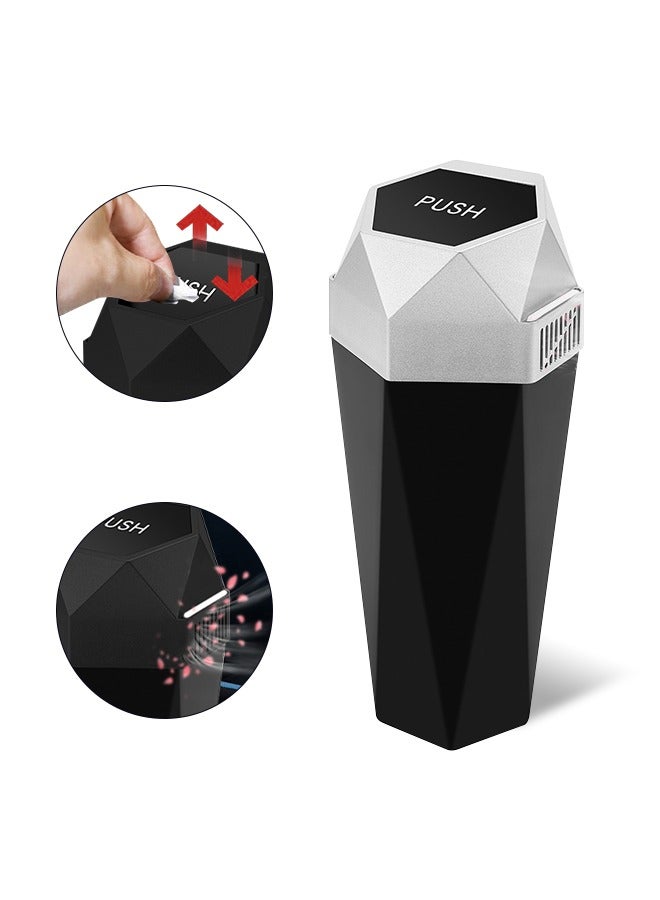 Generic Waterproof Car Trash Can, Car Garbage Bin with Garbage Bag and Aromatherapy Sheet, Keep the Interior of the Car Clean  - Image 1