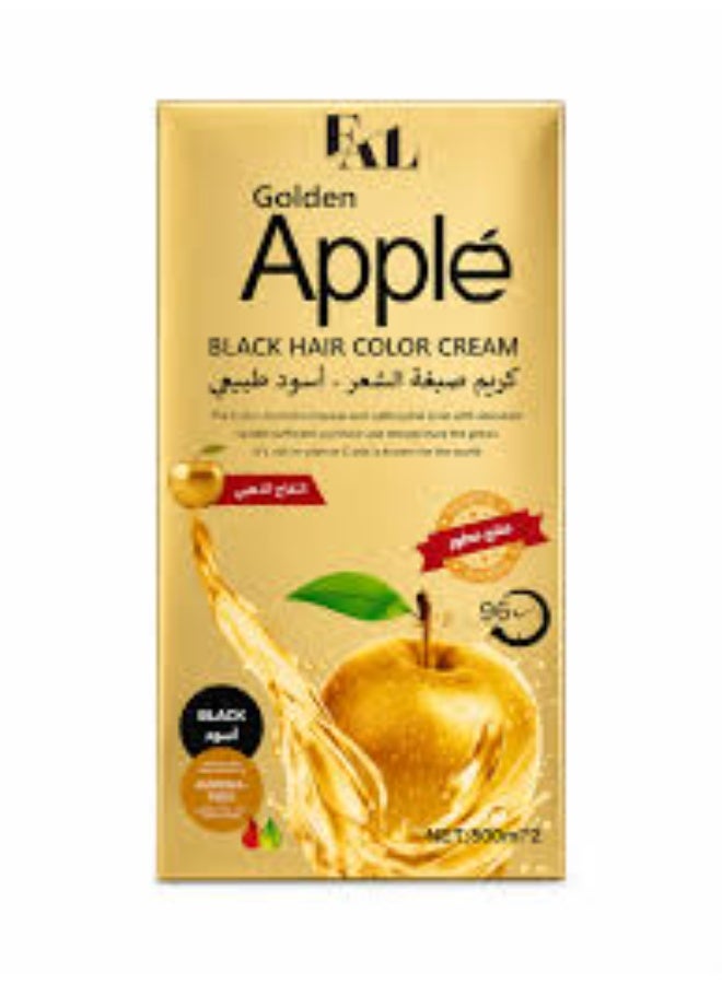 FAL GOLDEN APPLE BLACK HAIR COLOR CREAM 500 ML