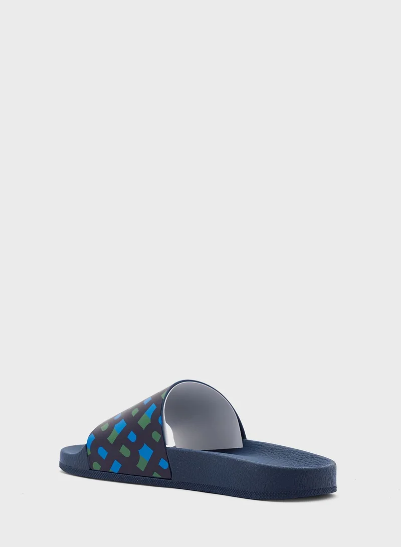 BOSS Logo Slip On Slydes